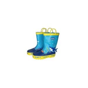 Toddler Rubber Rain Boots Under The Sea Shark Rubber Rain Boots Sz 8 New